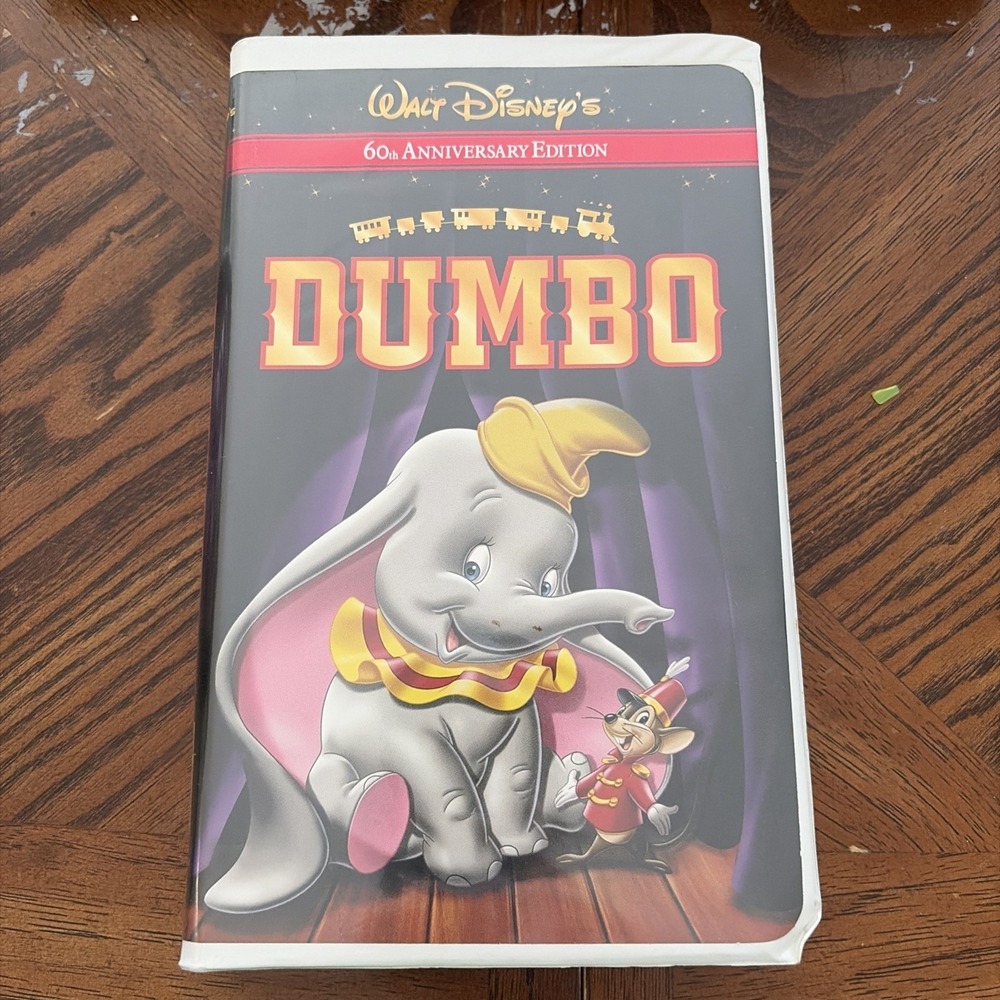 Dumbo Disney Clamshell VHS Tape - 60th Anniversary Edition